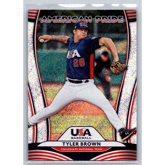 2020 Donruss American Pride Rapture AP13 Gerrit Cole Tyler Brown Baseball Card