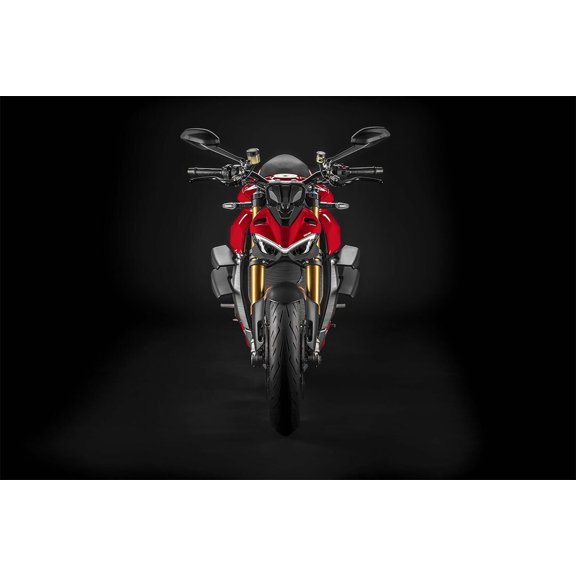 2020 Ducati Streetfighter V4 Racing Motorcycle Wall Art Home - 20x30 Inch Laminated Poster - Stunning Detail and Bold Colors
