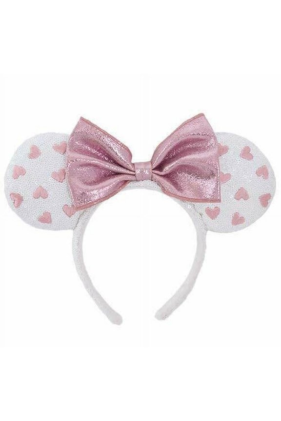 2020 Ears Girl Parks Shanghai Resort Pink White Heart Cute New