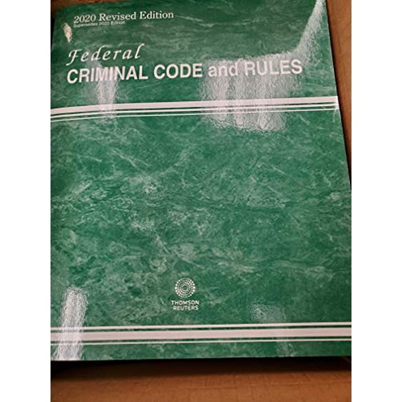 Pre-Owned 2020 Federal Criminal Code and Rules Paperback