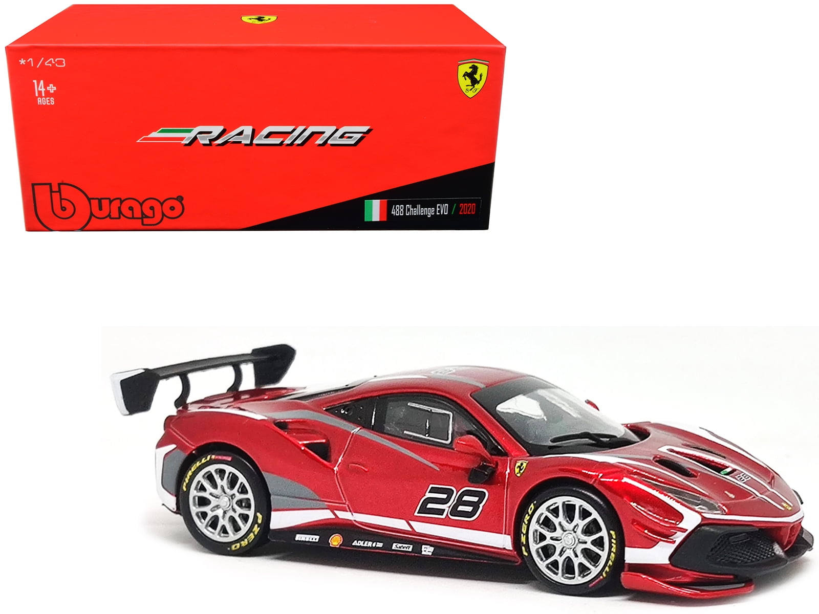 Atlas 1/43 Ferrari 488 GTB 2015 Rouge – Modèle Réduit Diecast Neuf