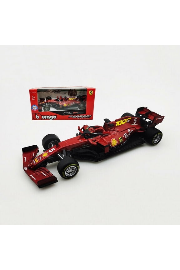 2020 Ferrari Racing Formula 1 F1 SF1000 Tuscan GP #5 Sebastian Vettel 1/43 Diecast Model by Bburago 36823 SV