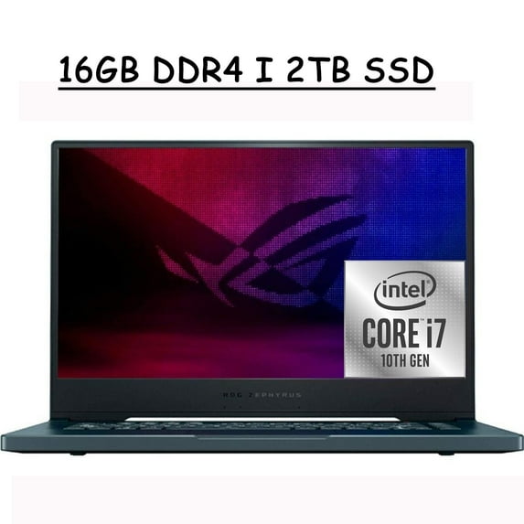2020 Flagship ASUS ROG Zephyrus M15 15 Gaming Laptop I 15.6" FHD IPS 240Hz 3ms Display I Intel Hexa-Core i7-10750H I 16GB DDR4 2TB SSD I 8GB RTX 2070 Max-Q Backlit Thunderbolt WIFI HDMI Win 10
