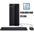 thumbnail image 1 of 2020 Flagship Acer Aspire TC-885 Premium Desktop Computer I Intel Hexa-Core i5-9400 Processor I 12GB DDR4 1TB SSD I UHD Graphics 630 I DVD 802.11AC Wifi USB 3.1 Type C Bluetooth Win 10, 1 of 7