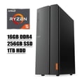 thumbnail image 1 of 2020 Flagship Lenovo IdeaCentre 510A Premium Desktop Computer I AMD Quad-Core Ryzen 5 3400G I 16GB DDR4 256GB SSD 1TB HDD I USB 3.0 DVD HDMI WIFI Wired Keyboard and Mouse Win 10, 1 of 8