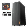thumbnail image 1 of 2020 Flagship Lenovo IdeaCentre 510A Premium Desktop Computer I AMD Quad-Core Ryzen 5 3400G I 16GB DDR4 512GB SSD I USB 3.0 DVD HDMI WIFI Wired Keyboard and Mouse Win 10, 1 of 8