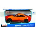 thumbnail image 1 of 2020 Ford Mustang Shelby GT500 Bright Orange with Black Stripes 1/24 Diecast Model Car by Maisto, 1 of 3