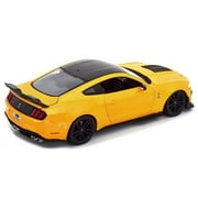 2020 Ford Mustang Shelby GT500 Special Edition 1-18 Diecast Model Car, Yellow & Black