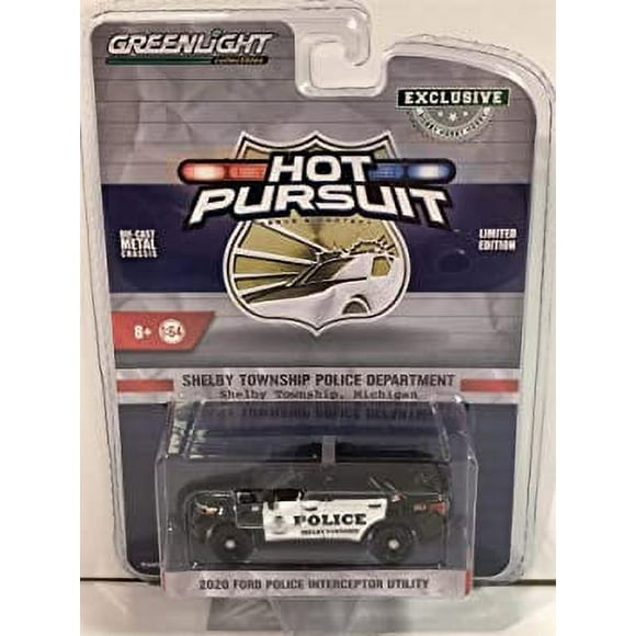 2020 Ford Police Interceptor Utility "Shelby Township Police Department" (Michigan) 1/64 Diecast Model Car by Greenlight