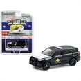 thumbnail image 1 of 2020 Ford Police Interceptor Utility "Texas Highway Patrol" Black with White Hood1/64 Diecast Model Car by Greenlight, 1 of 2