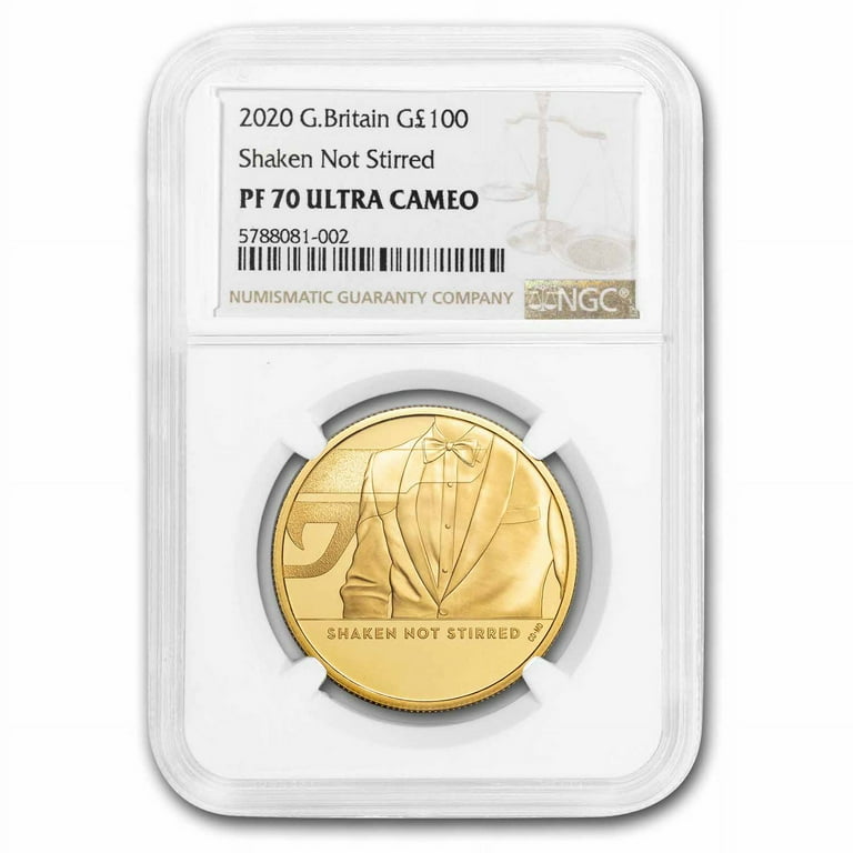 2020 GB 1 oz Gold Proof James Bond 007 PF-70 NGC - Walmart.com
