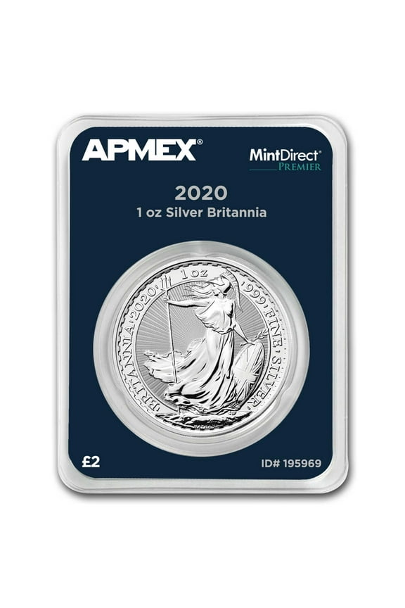 2020 Great Britain 1 oz Silver Britannia (MintDirect Premier)