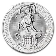 2020 Great Britain 10 oz Silver Queens Beasts The Yale