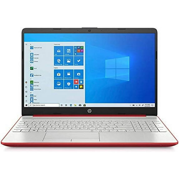2020 HP 15.6" HD LED Display Laptop, Intel Pentium Gold 6405U Processor, 4GB DDR4 RAM, 128GB SSD, HDMI, Webcam, WI-FI, Windows 10 S, Scarlet Red