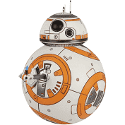2020 Hallmark Ornament Star Wars BB-8 Baby's First Christmas Porcelain Ornament With Rattle