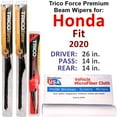 thumbnail image 1 of 2020 Honda Fit Performance Beam Wipers (Set of 3) w/Rear Wiper, 1 of 4