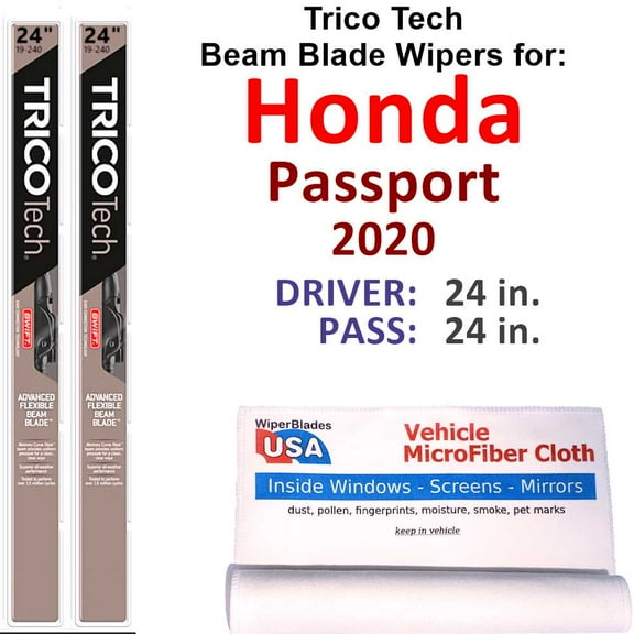 2020 Honda Passport Beam Blade Wipers (Set of 2)