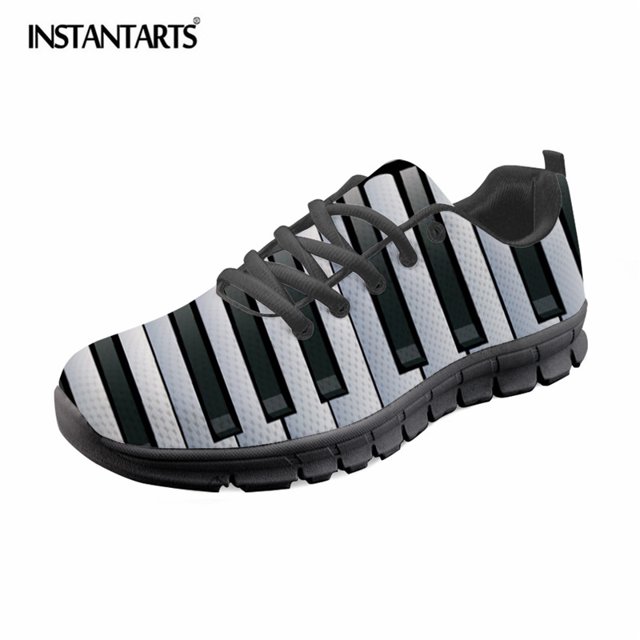 2020 Hot Men's Casual Flat Shoes Music Notes with Piano Keyboard