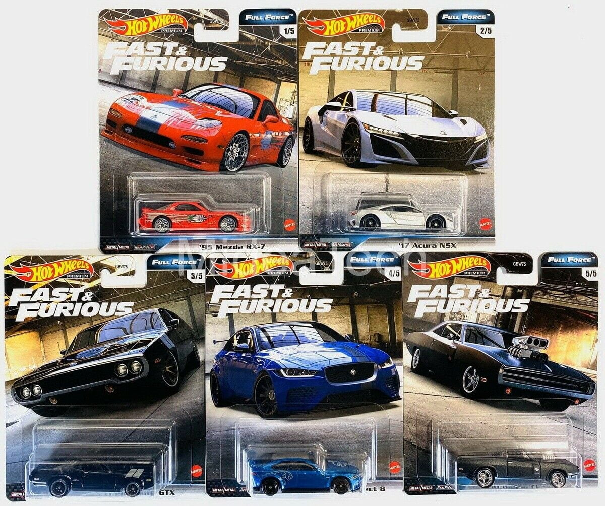 ホットウィールHotWHeeLs fast&furious Full Force 2020 Hot Wheels Fast & Furious Premium Set - 5 Chile | Ubuy