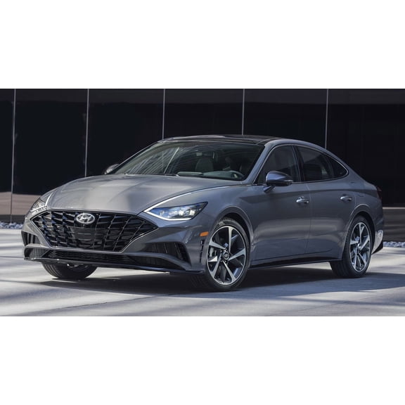 2020 Hyundai Sonata Sport Styling Style B - 20x30 Inch Laminated Poster - Stunning Detail and Bold Colors