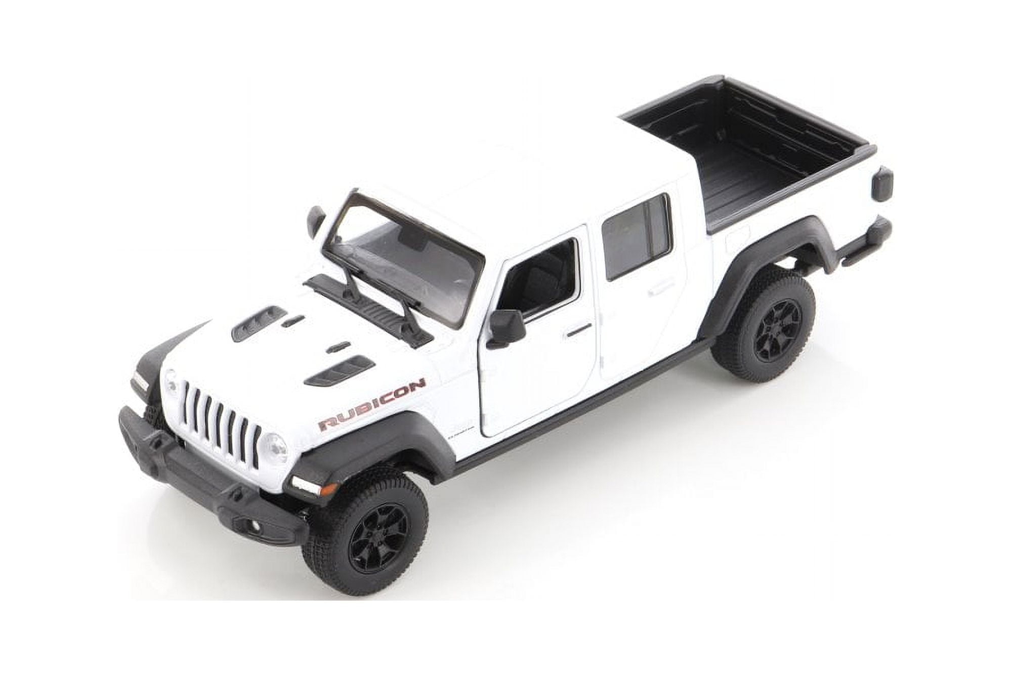 2020 Jeep Gladiator Pickup Truck, White - Welly 24103WWT - 1/27 scale Diecast Model Toy Car