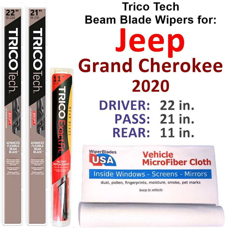 What Size Wiper Blades for 2020 Jeep Grand Cherokee?  