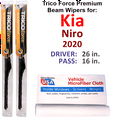 thumbnail image 1 of 2020 Kia Niro Performance Beam Wipers (Set of 2), 1 of 3