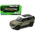thumbnail image 1 of 2020 Land Rover Defender Green Metallic with White Top "NEX Models" 1/26 Diecast Model Car by Welly, 1 of 1