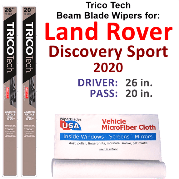 2020 Land Rover Discovery Sport Beam Blade Wipers (Set of 2)