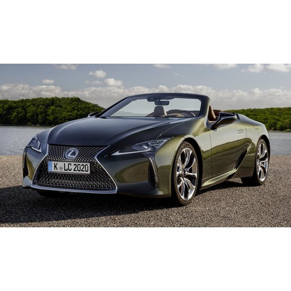 2020 Lexus LC Convertible Style D - 24x36 Inch Laminated Poster - Stunning Detail and Bold Colors