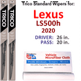 thumbnail image 1 of 2020 Lexus LS500h Wiper Blades (Set of 2), 1 of 3