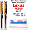 thumbnail image 1 of 2020 Lexus RC300 Performance Beam Wipers (Set of 2), 1 of 3