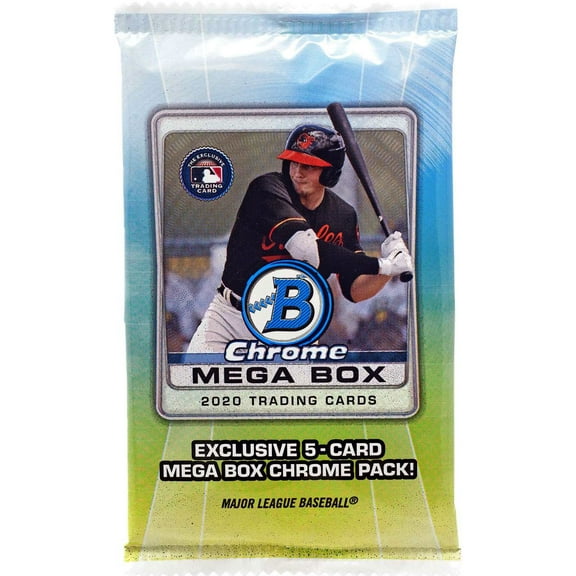 2020 MLB TOPPS BOWMAN CHROME BASEBALL TRADING CARD PACK [5 CARDS]