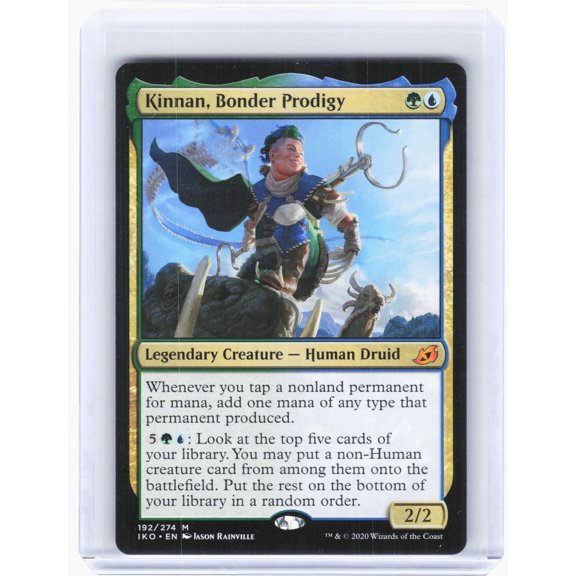 2020 Magic The Gathering Ikoria Lair of Behemoths Kinnan Bonder Prodigy #192 Nonfoil