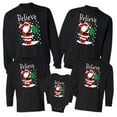 thumbnail image 1 of 2020 Matching Family Christmas Sweaters - Santa Sweatshirt - Mom Dad Kid Baby Christmas Outfits - Believe Sweater, 1 of 6