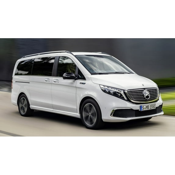 2020 Mercedes Benz EQV Car - 12x18 Inch Laminated Poster - Stunning Detail and Bold Colors