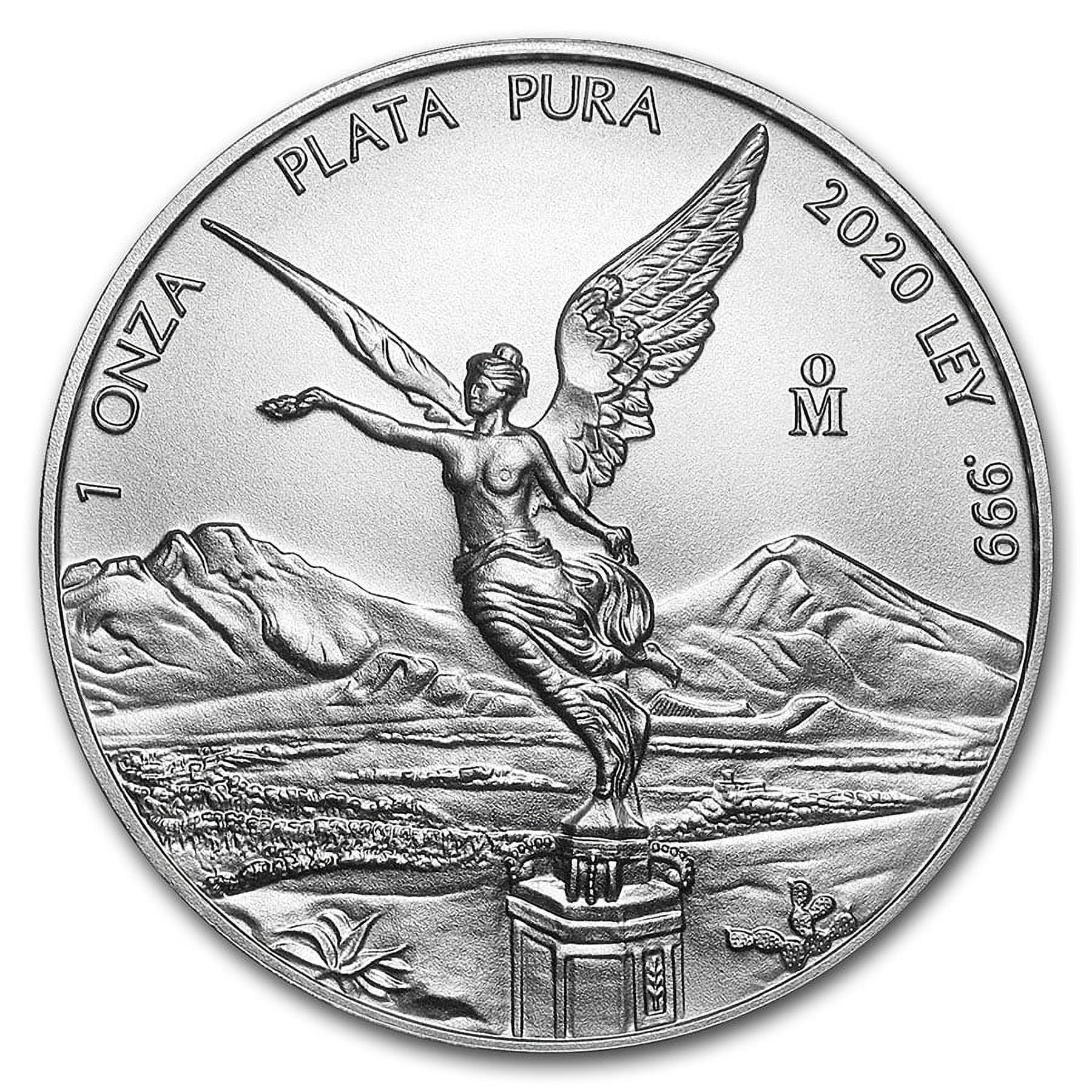 BANCO DE MEXICO 2020 Mexico 1 oz Silver Libertad BU