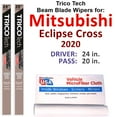 thumbnail image 1 of 2020 Mitsubishi Eclipse Cross Beam Blade Wipers (Set of 2), 1 of 4