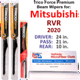 thumbnail image 1 of 2020 Mitsubishi RVR Performance Beam Wipers (Set of 3) w/Rear Wiper, 1 of 3