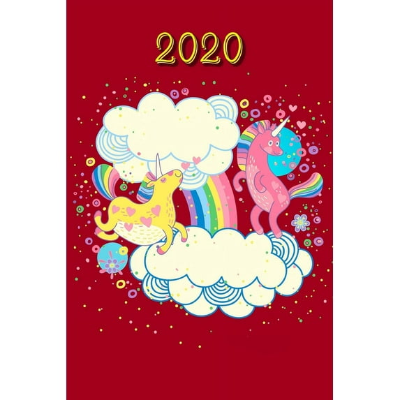 2020 : My personal organizer 2020 with Unicorn Design - personal organizer 2020 - weekly calendar 2020- monthly calendar for 2020 in hand pocket size (Paperback)