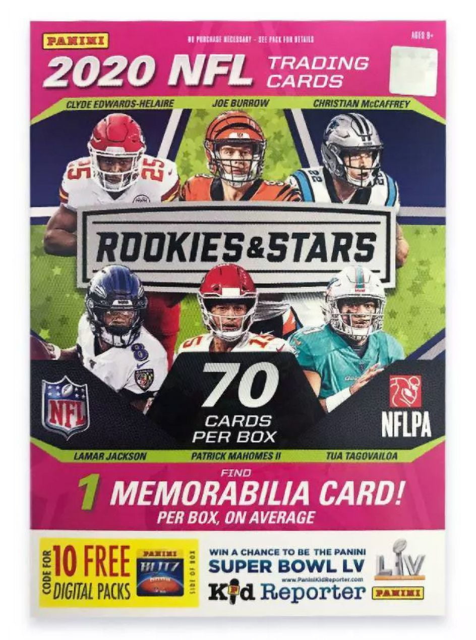 2020 NFL Rookies & Stars Football Trading Card Blaster Box