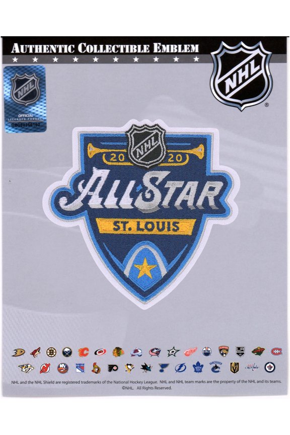 Unsigned 2020 NHL All-Star Game National Emblem Jersey Patch