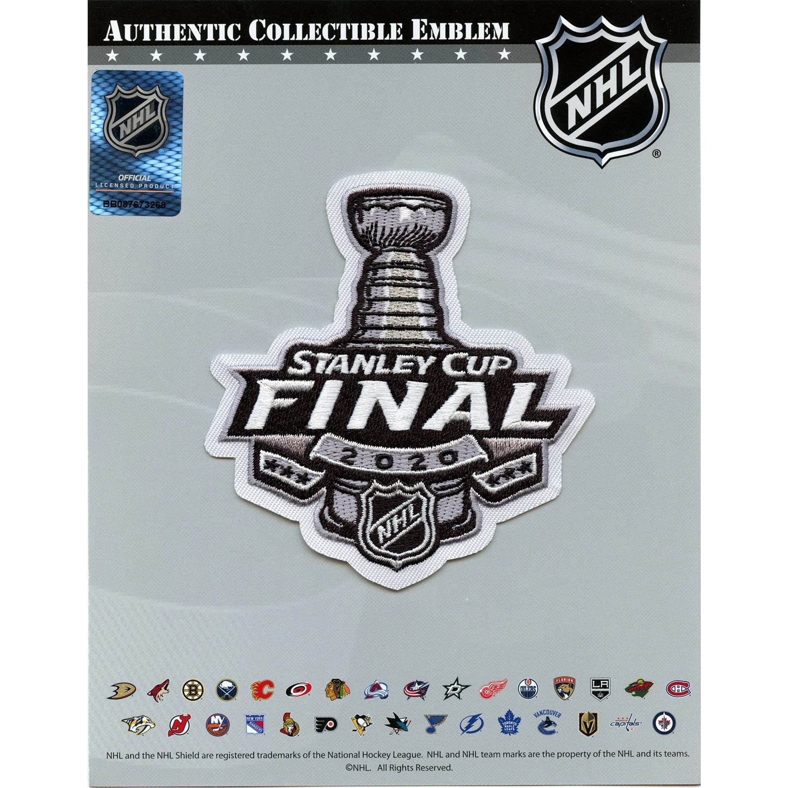 2020 Stanley Cup Final Official Logo Embroidered NHL Jersey Patch