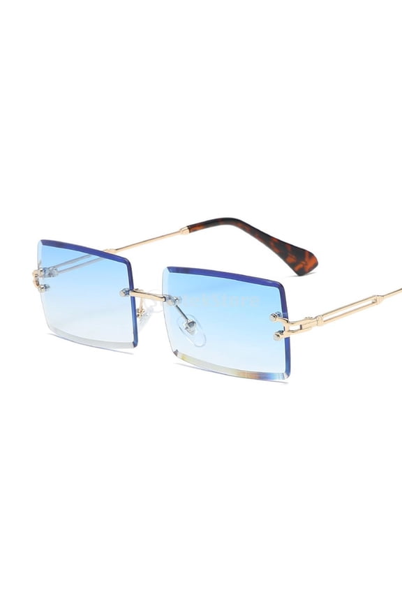 2020 New Fashion Lady Rectangle Gradient Sunglasse