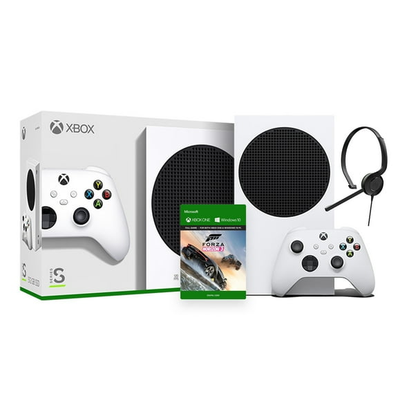 2020 New Xbox 512GB SSD Console - White Xbox Console and Wireless Controller with Forza Horizon 3 Full Game and Xbox Chat Headset