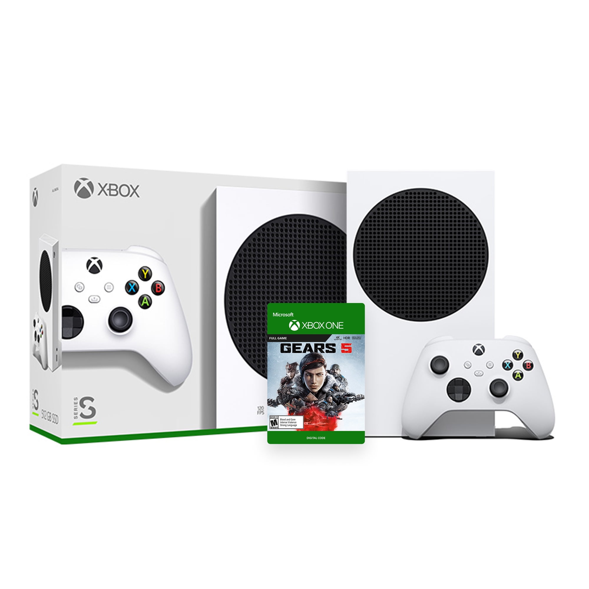 2020 New Xbox 512GB SSD Console - White Xbox Console and 