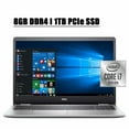 thumbnail image 1 of 2020 Newest Dell Inspiron 15 5000 5593 Business Laptop Computer I 15.6'' FHD Touchscreen I 10th Gen Intel Quad-Core i7-10510U I 8GB DDR4 1TB PCIe SSD I MaxxAudio Pro Backlit Keyboard WIFI Win 10, 1 of 7