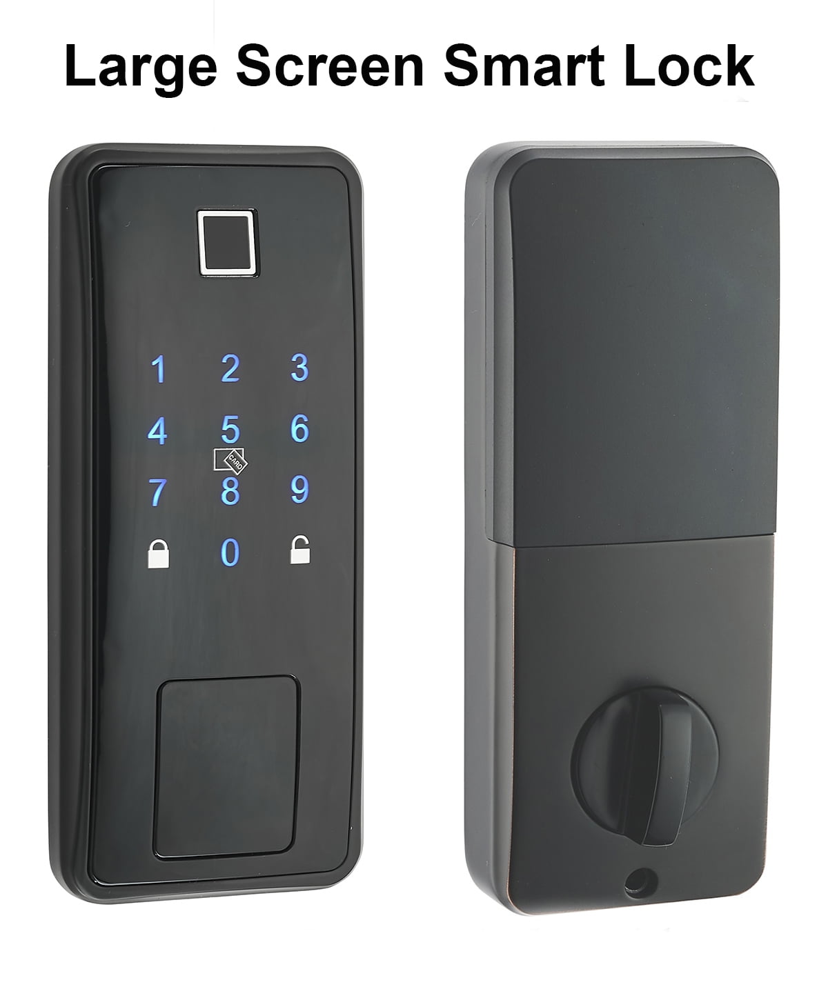 Deals of The Day Clearance Cafuvv Smart Door Lock, Keyless Fingerprint and Touchscreen ,Secure Bluetooth, Easy Install, Digital Door Lock,Great for