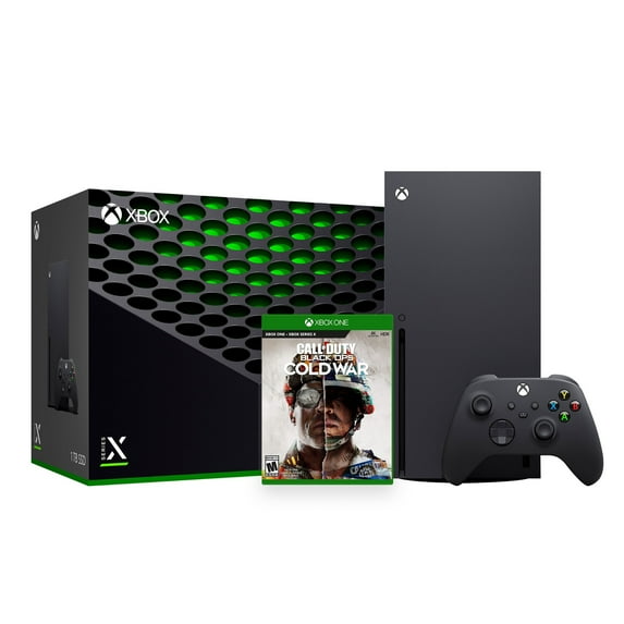 Xbox Series X Gaming Console Bundle - 1TB SSD Black Flagship Xbox Console and Wireless Controller with Call of Duty: Black Ops Cold War