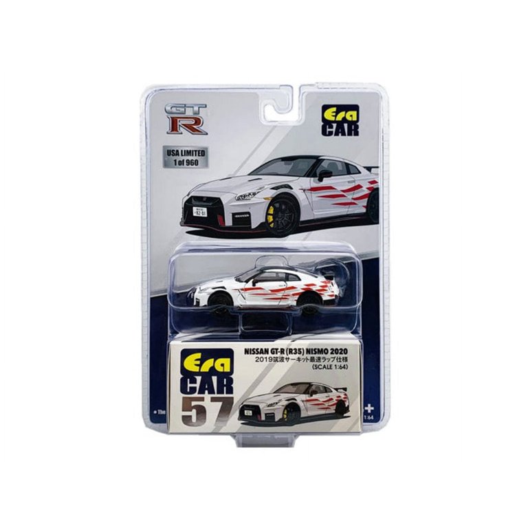 2020 Nissan GT-R R35 Nismo, White - Era Car NS21GTRRN57 - 1/64